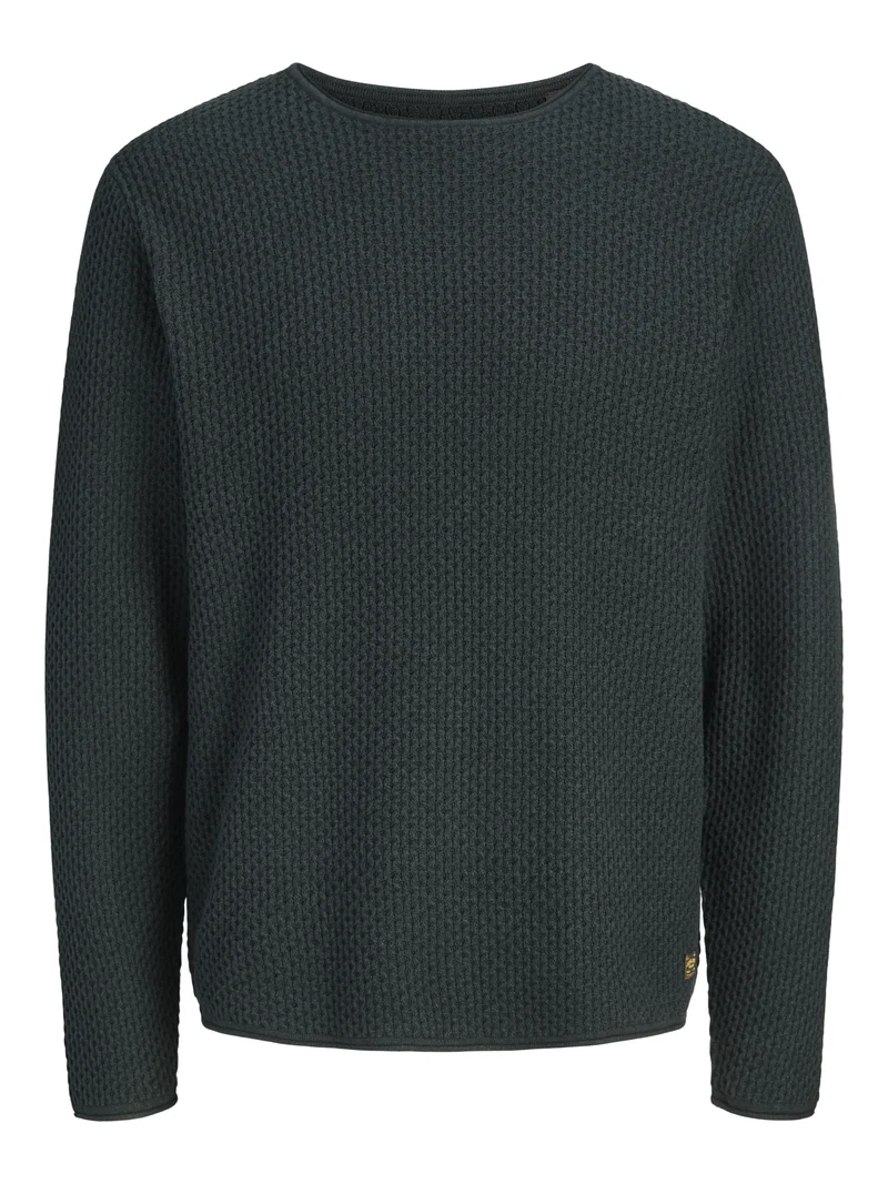 JPRBLUMASON KNIT CREW NECK SN, Scarab/Twist