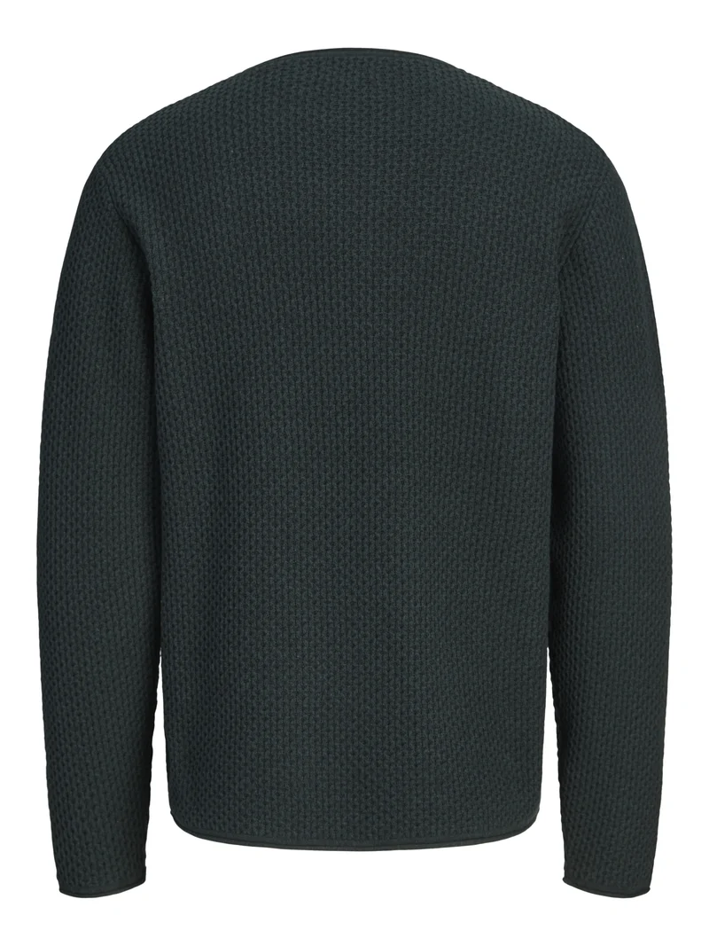 JPRBLUMASON KNIT CREW NECK SN, Scarab/Twist