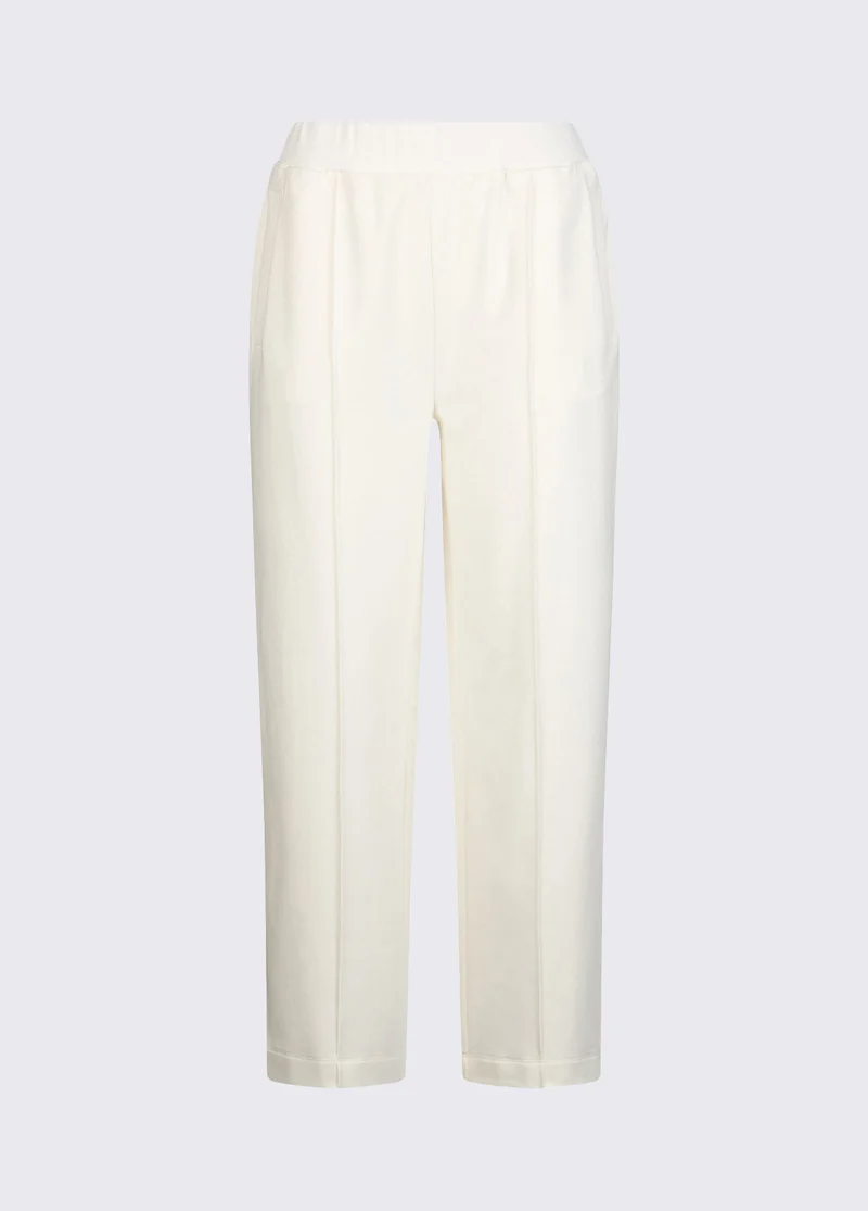 Cropped Fleece Trousers