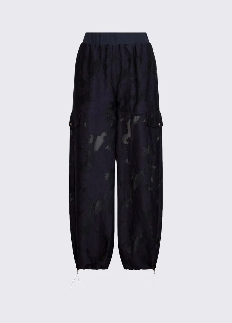 Organza Jacquard Trousers