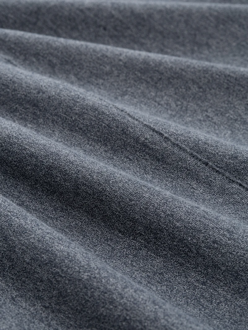 structured snood, navy grindle structure
