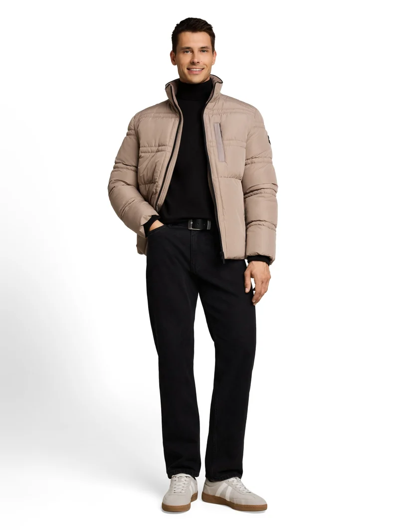 basic turtle neck knit, Black