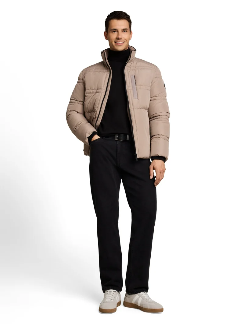 basic turtle neck knit, Black
