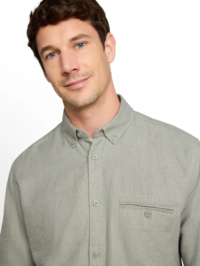 structured shirt, mint based green structure