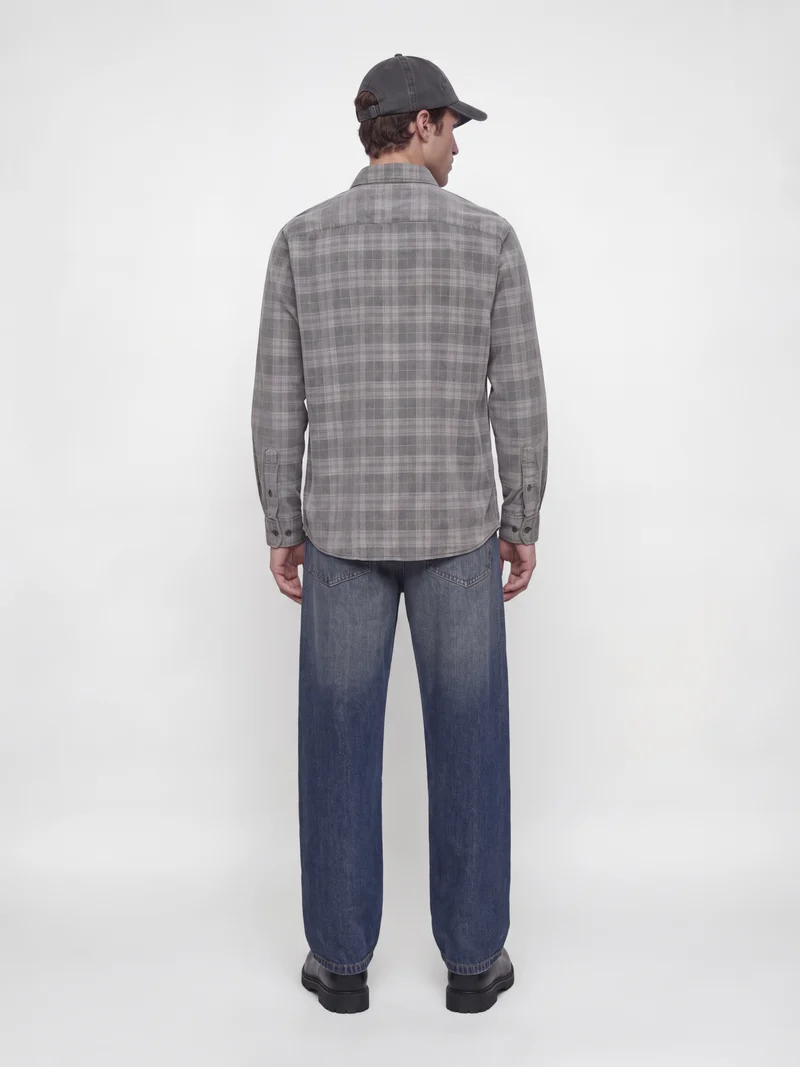 JPRBLURAY CORDUROY L/S SHIRT, Black/Check
