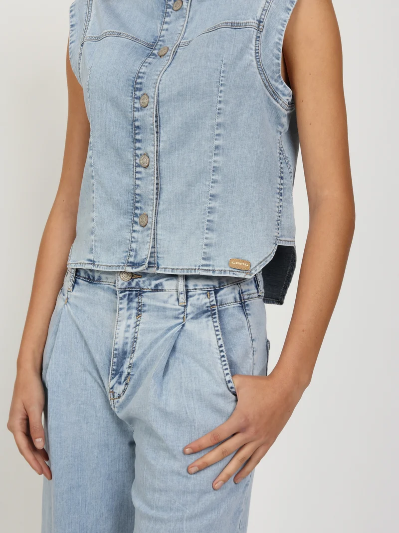 94LARA VEST, sunbleached
