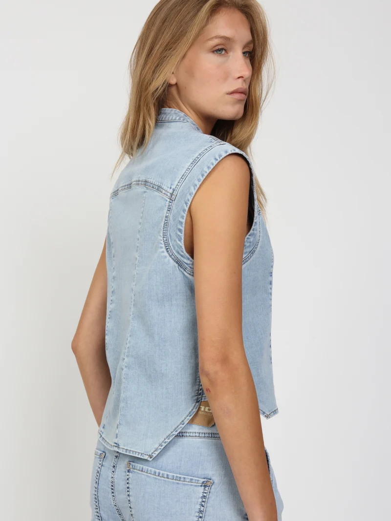 94LARA VEST, sunbleached
