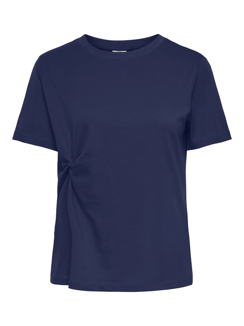 JDYGAISA S/S KNOT TOP JRS, Medieval Blue