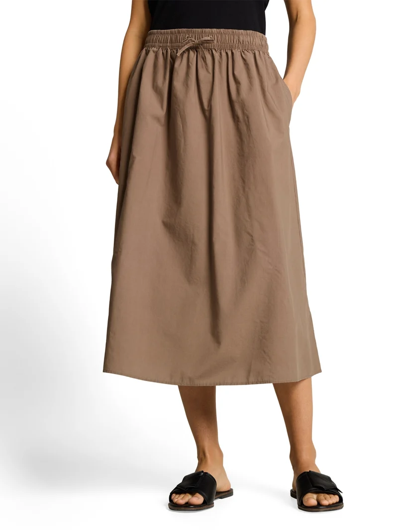 skirt fluent, taupe grey