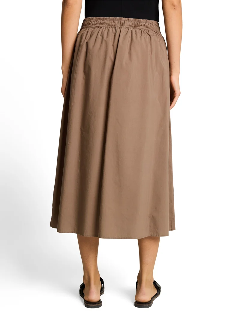 skirt fluent, taupe grey