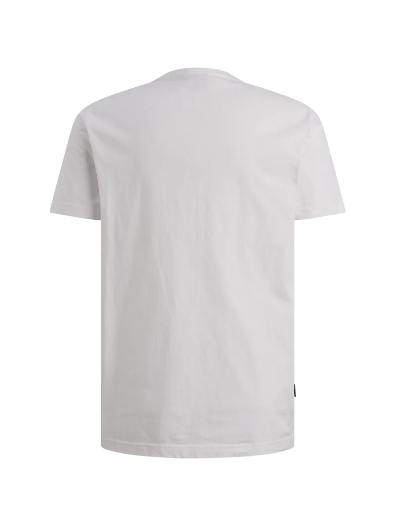 Short sleeve r-neck single jersey, Bright White