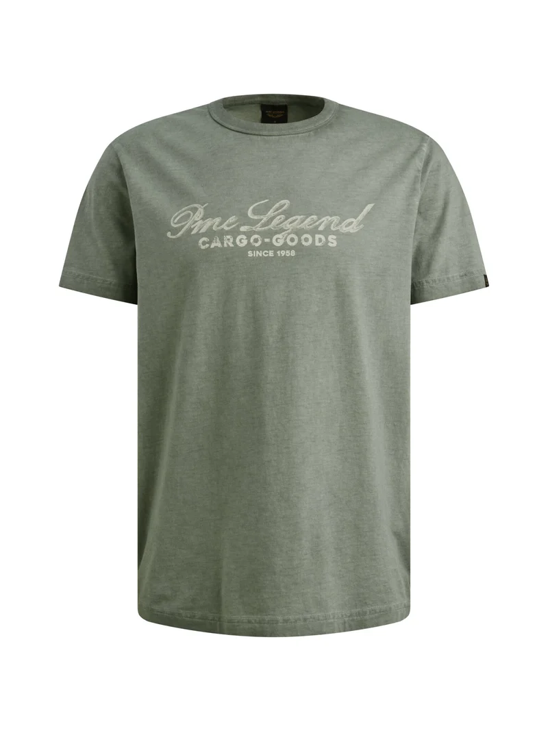 Short sleeve r-neck single jersey, Iceberg Green