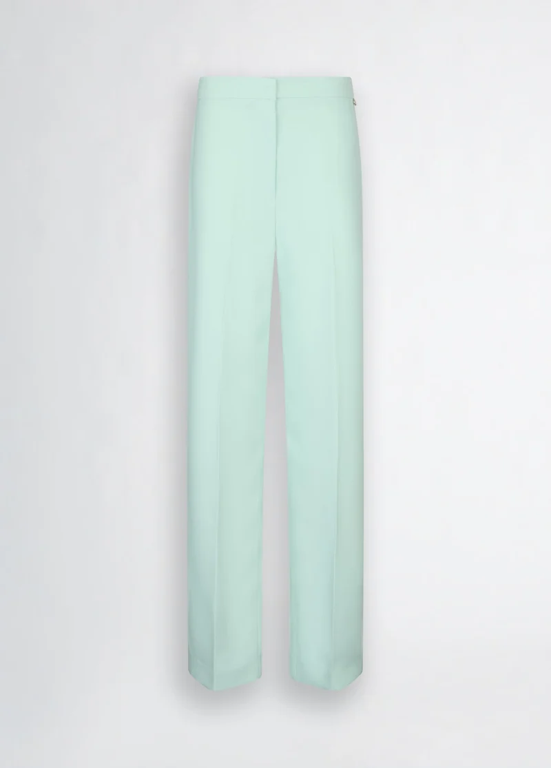 Mint Green Trousers with Slit