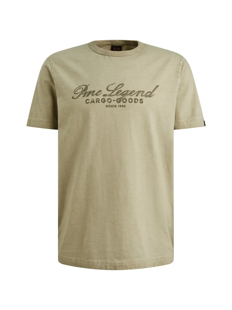 Short sleeve r-neck single jersey, Spray Green