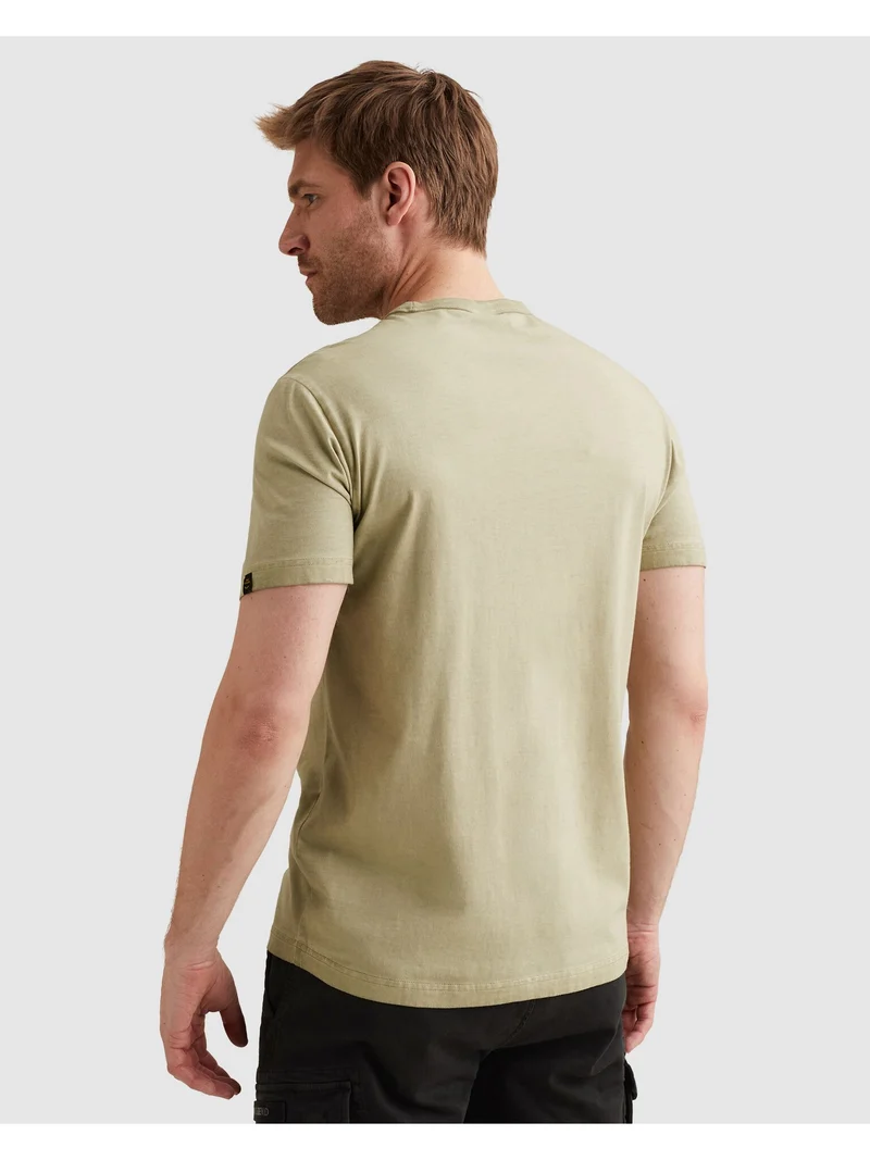 Short sleeve r-neck single jersey, Spray Green
