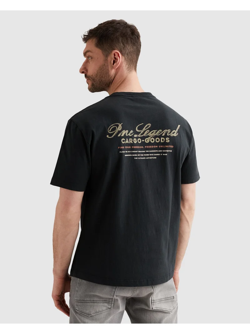 Short sleeve r-neck heavy open end, Carbon