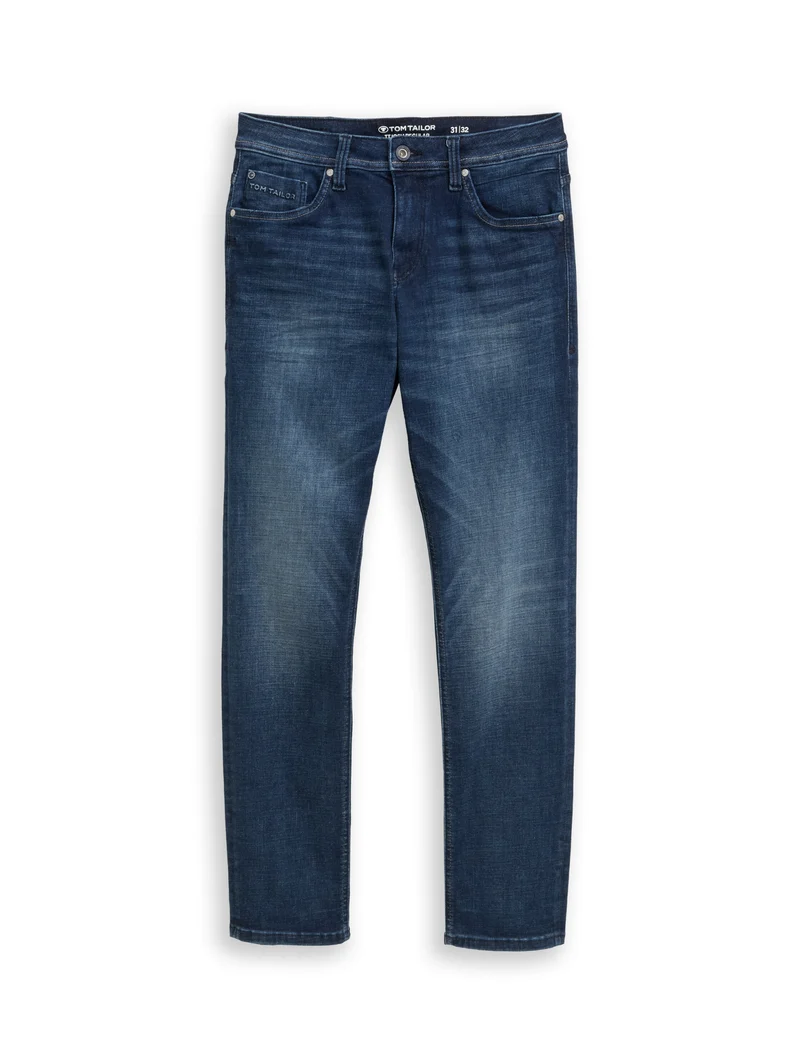TTJosh regular, Used Dark Stone Blue Denim