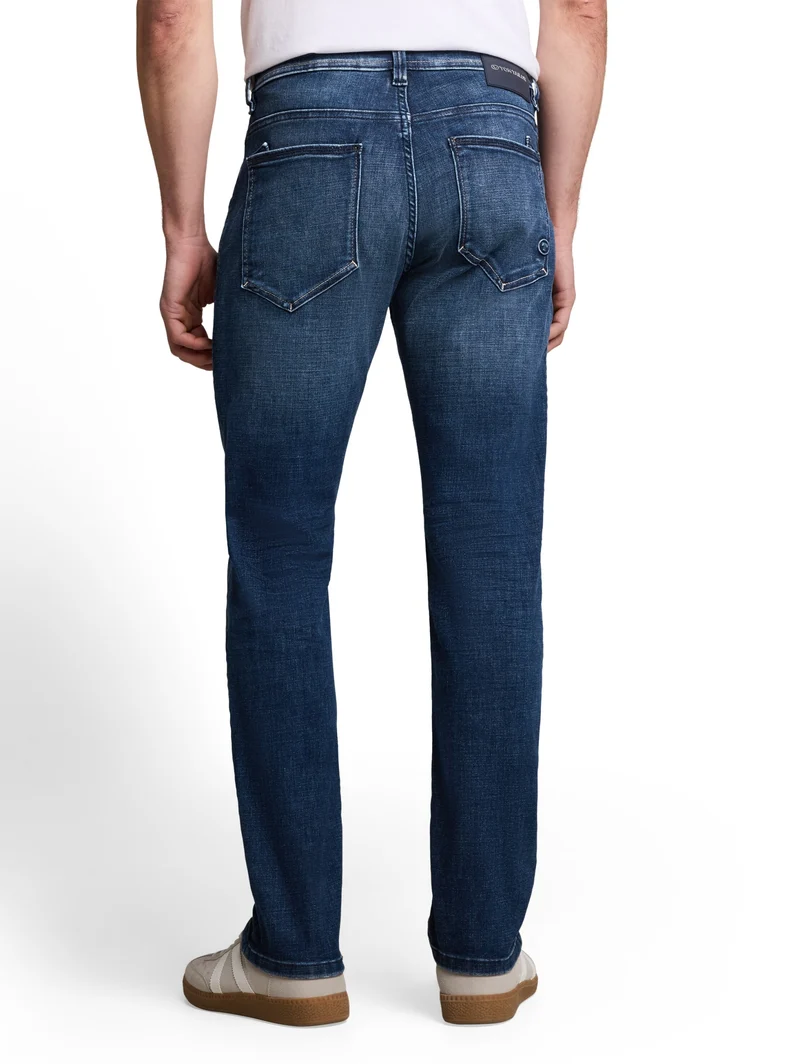 TTJosh regular, Used Dark Stone Blue Denim