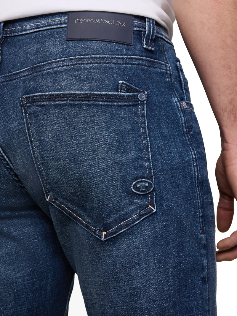 TTJosh regular, Used Dark Stone Blue Denim