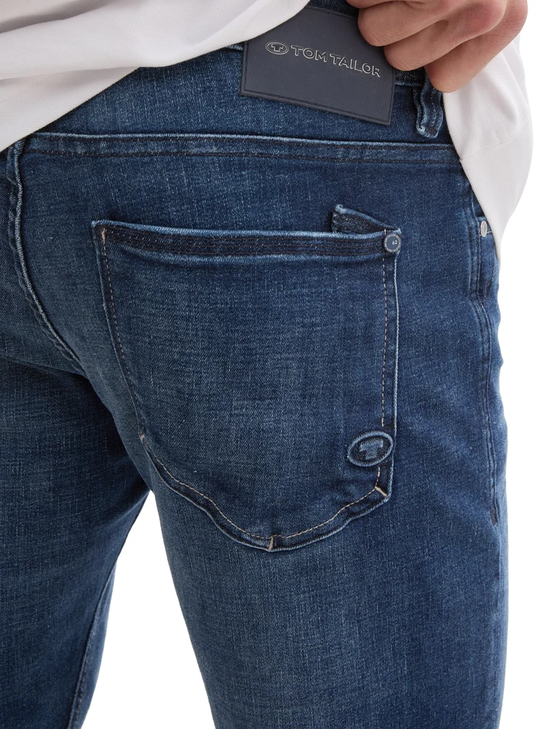 TTJosh regular, Used Dark Stone Blue Denim