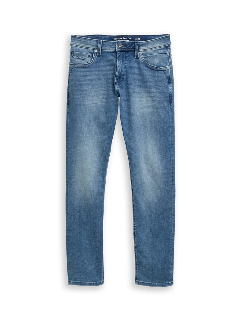 TTJosh regular, Used Mid Stone Blue Denim