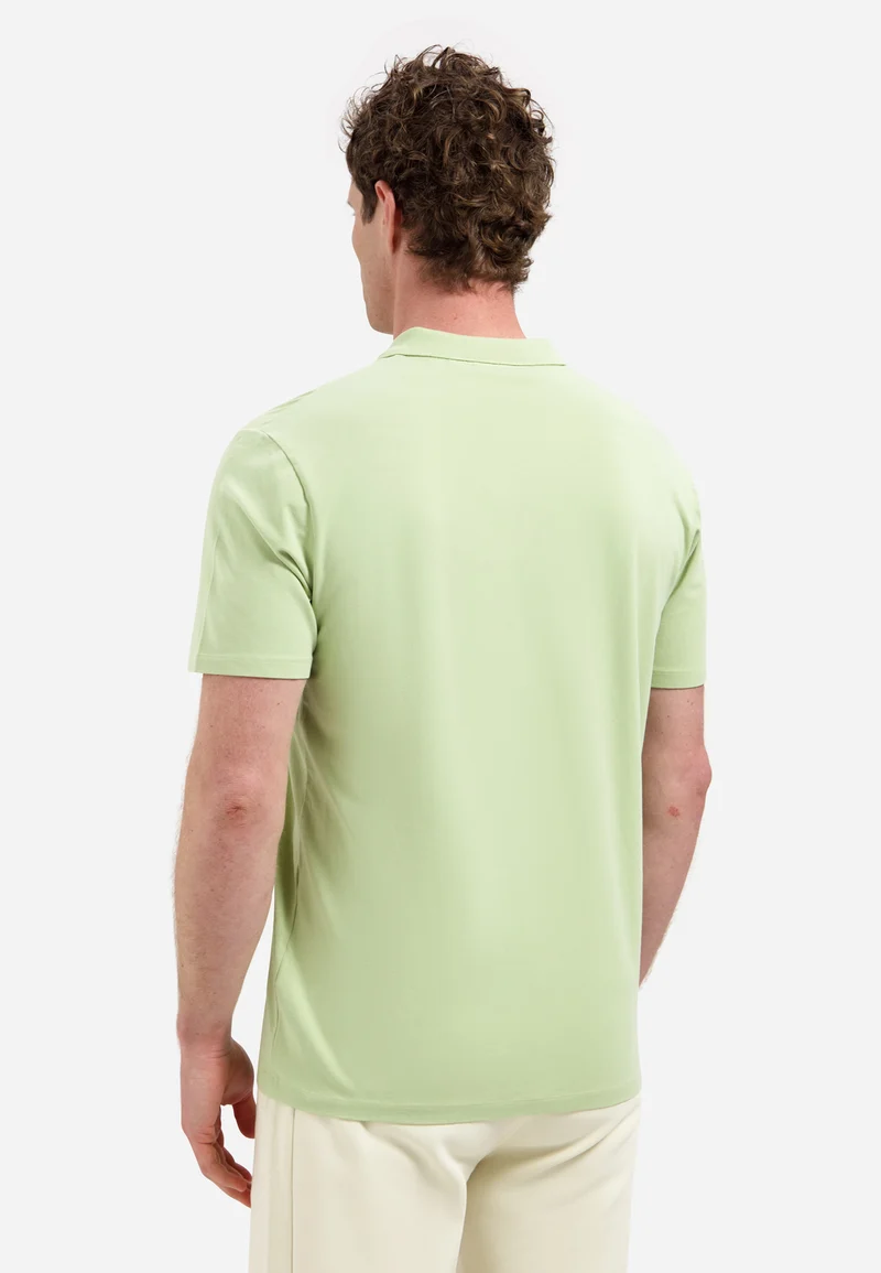 Polo V-Collar Clean, Green