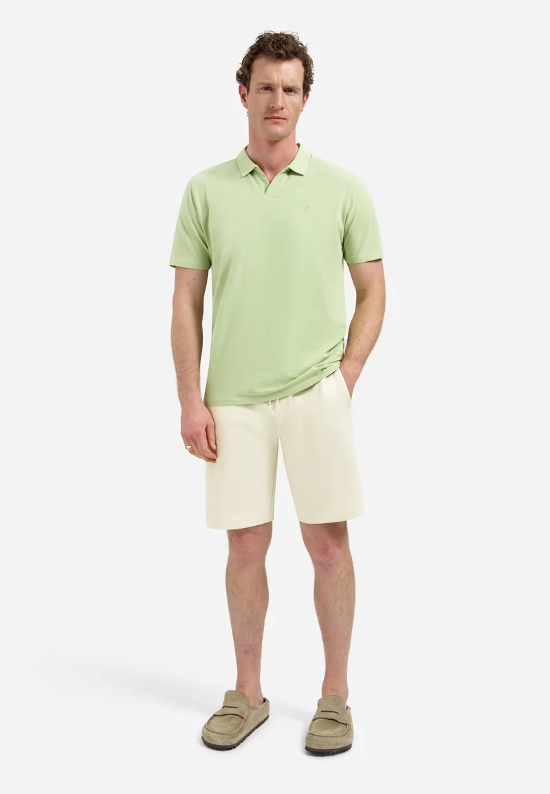 Polo V-Collar Clean, Green