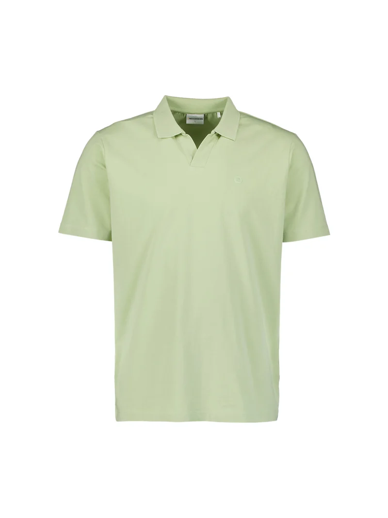 Polo V-Collar Clean, Green