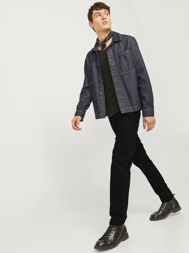 JJIMIKE JJORIGINAL SBD 553 NOOS, Black Denim