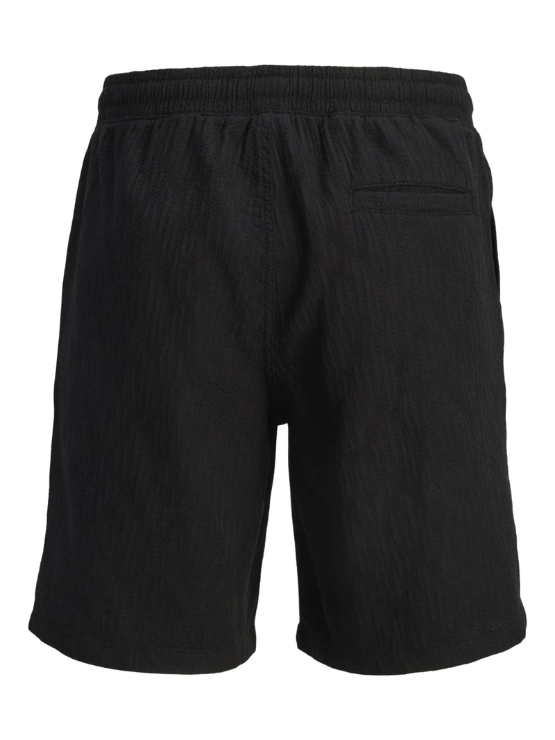 JPSTJAIDEN WAVY JOGGER SHORT REG SN, Black