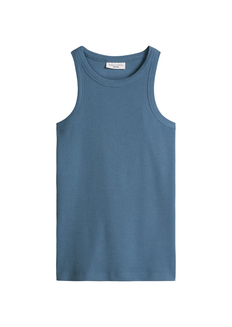T-Shirt, SLL, Heavy Rib, Slim Fit, Medium Blue 4671