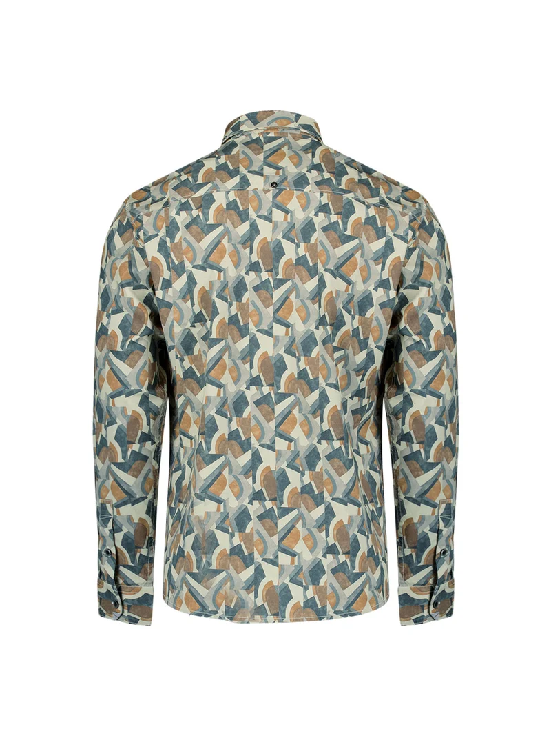 Shirt Stretch Allover Printed, Night