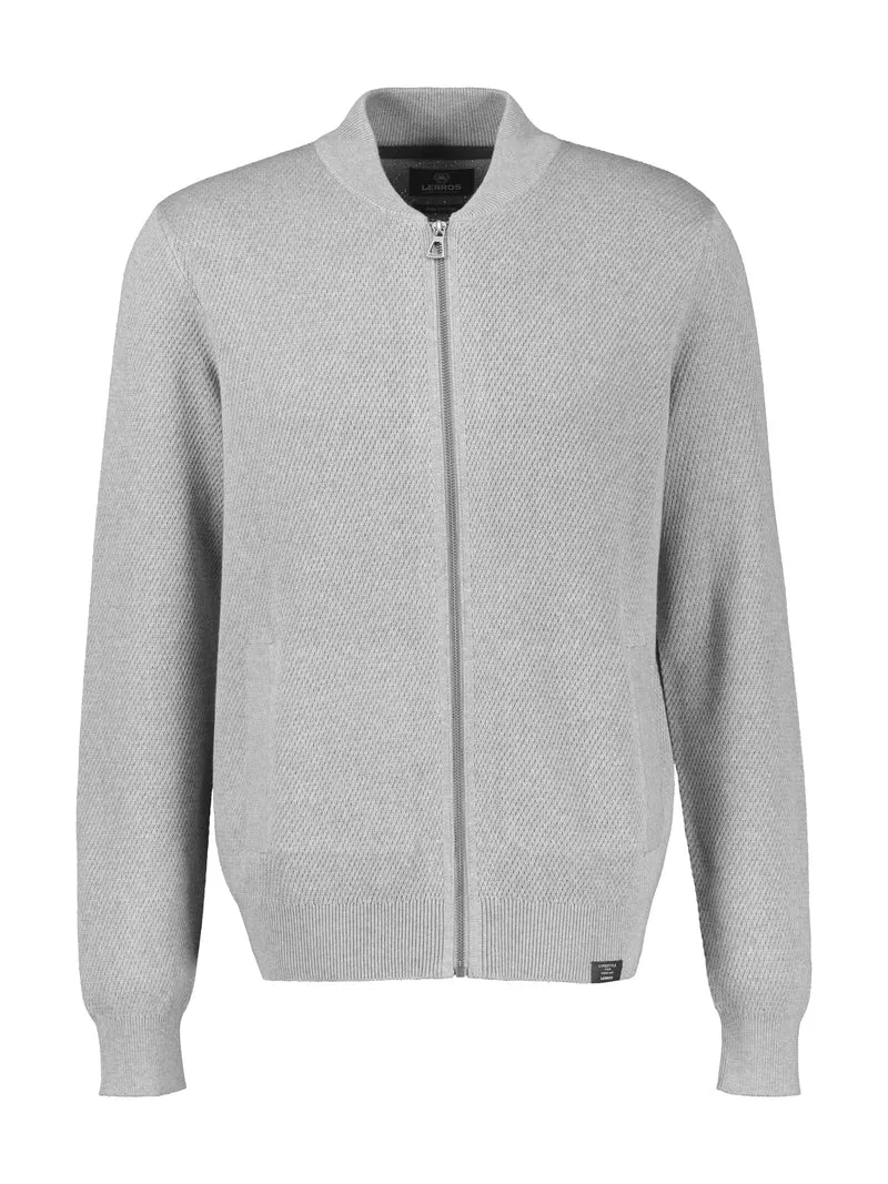 STRICKJACKE, PLATINUM GREY M