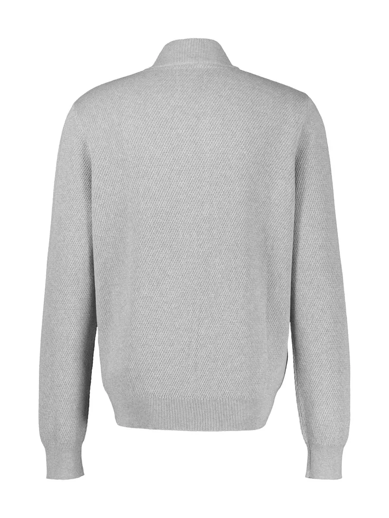 STRICKJACKE, PLATINUM GREY M