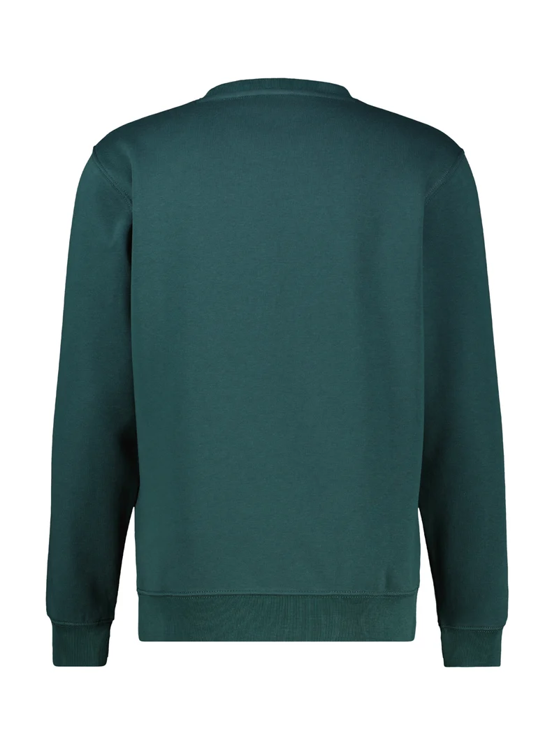 SWEATSHIRT/TROYER/RH/V-NE, CEDAR GREEN