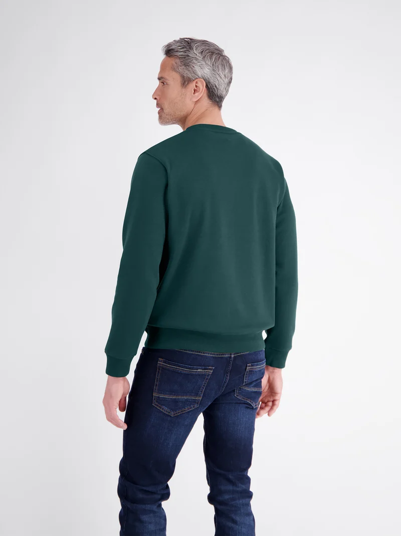 SWEATSHIRT/TROYER/RH/V-NE, CEDAR GREEN