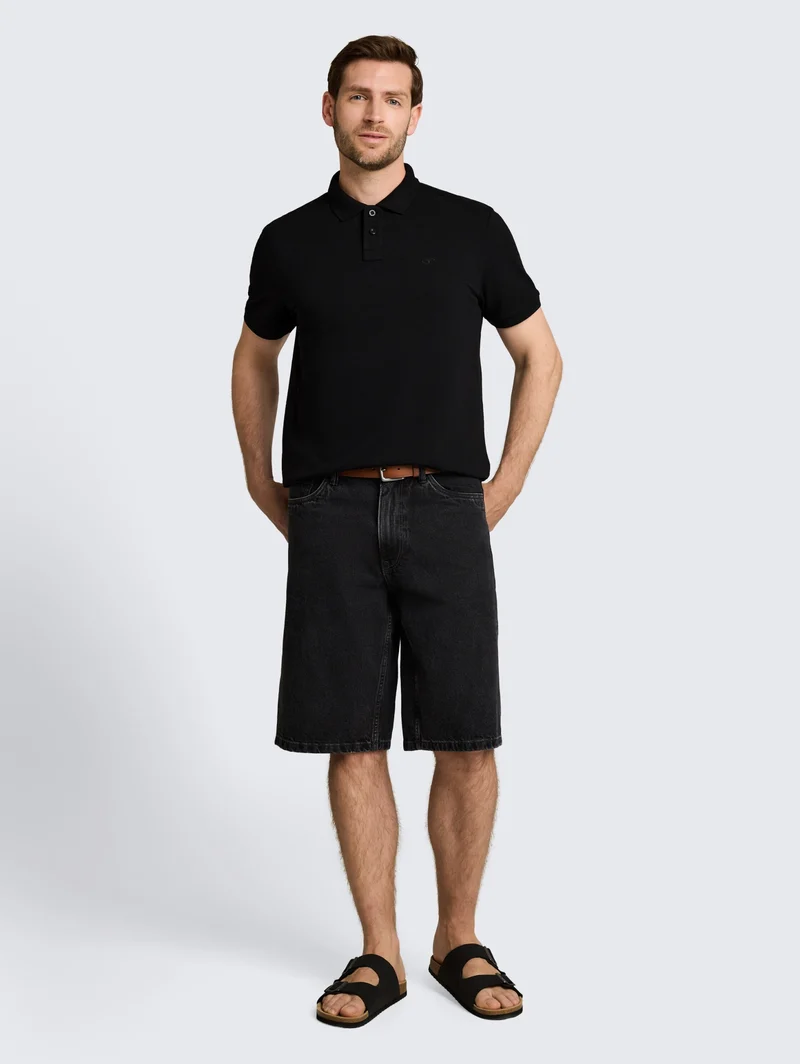 basic polo, Black