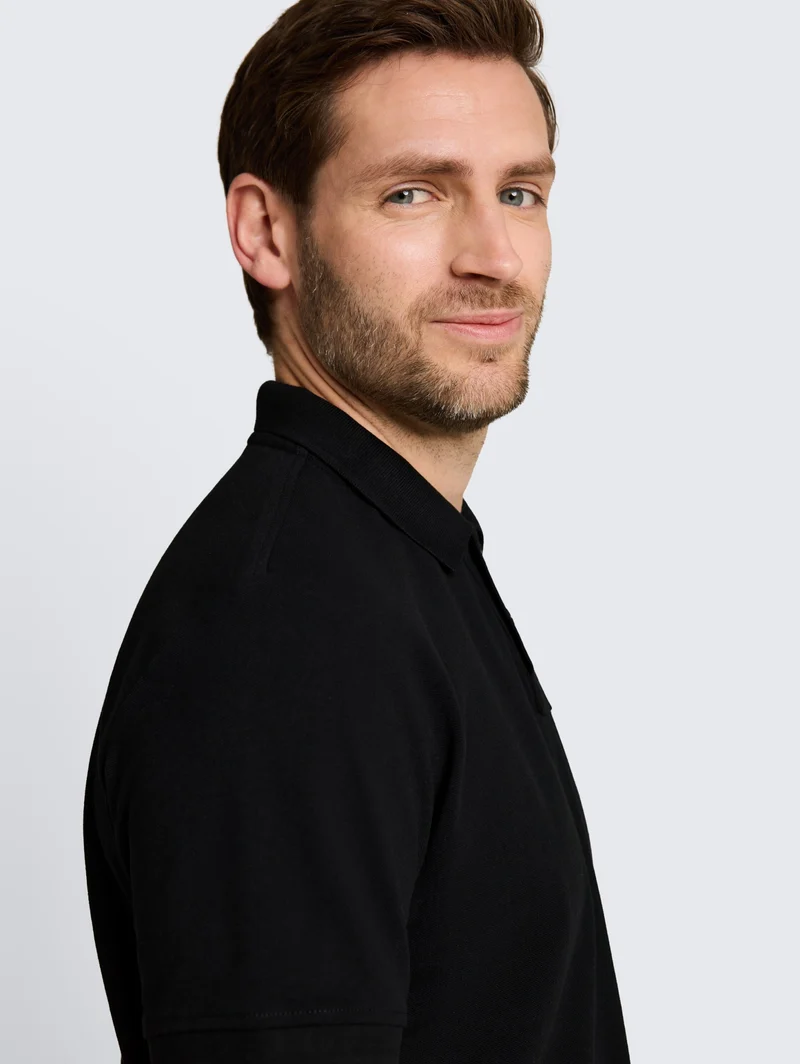 basic polo, Black