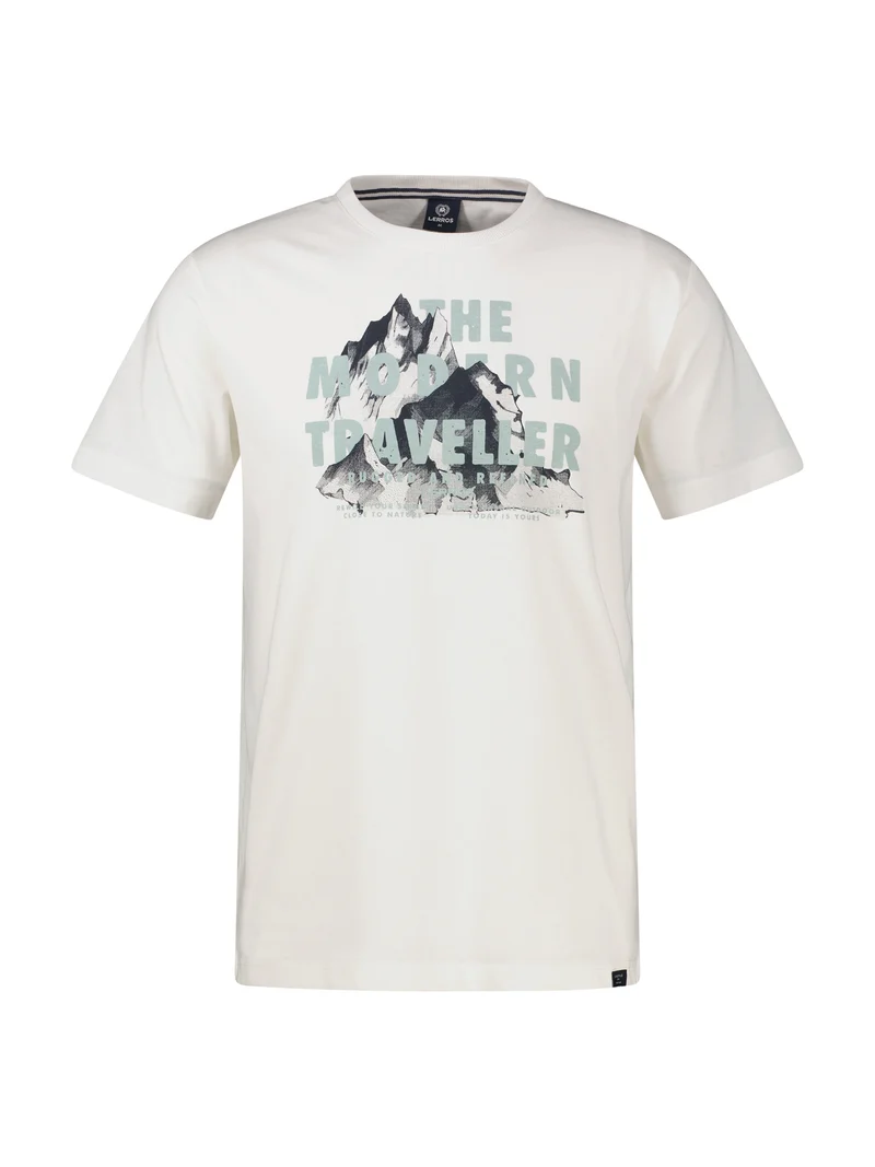 T-SHIRT/SERAFINO 1/2 ARM, BROKEN WHITE