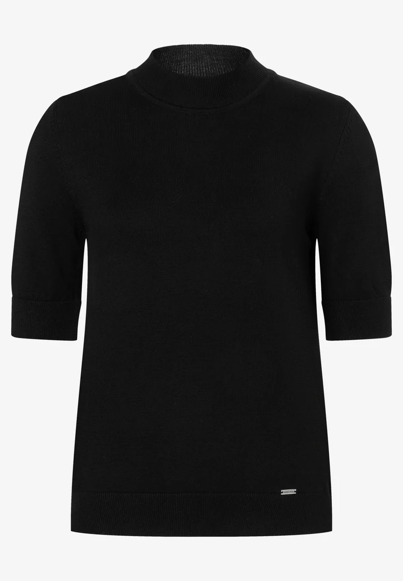 Turtleneck Pullover, black