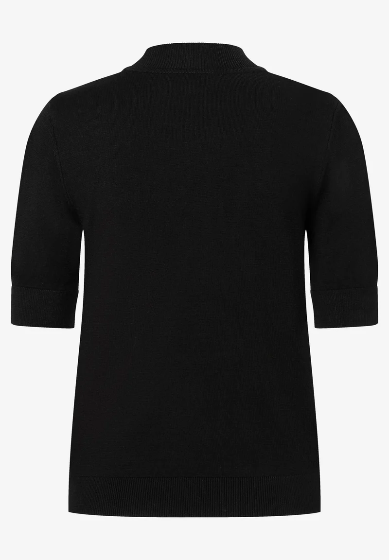 Turtleneck Pullover, black