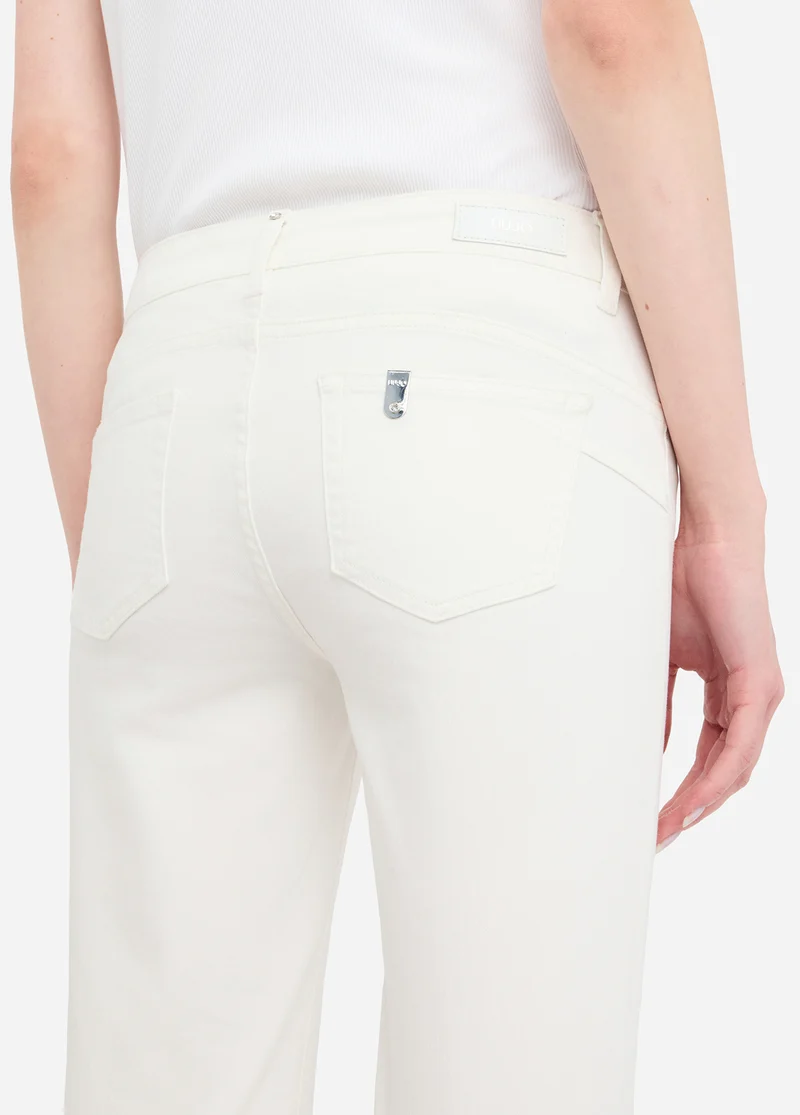 Skinny Trousers with Rhinestones
