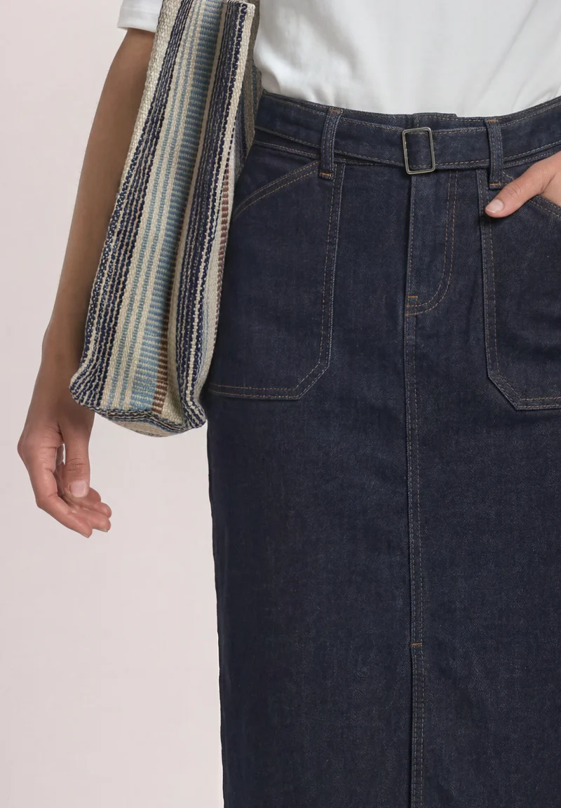 Style Skirt,hw,rinse wash, Rinse Soft Washed
