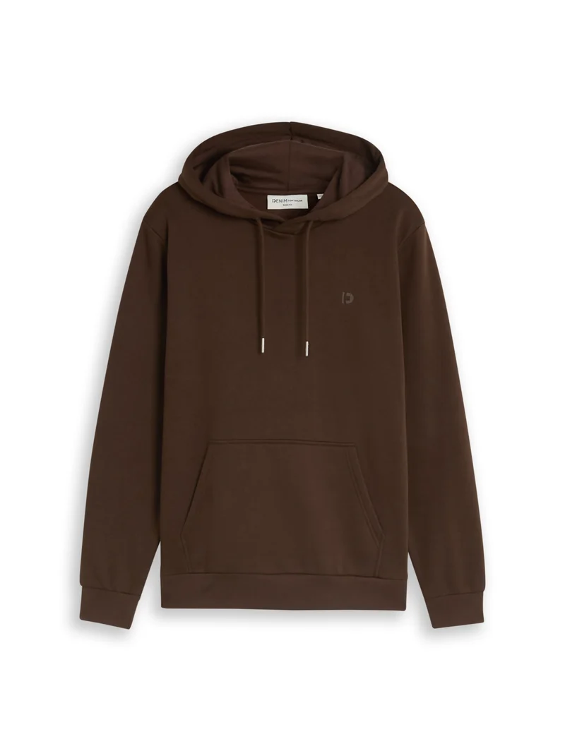 solid hoody, cool dark brown