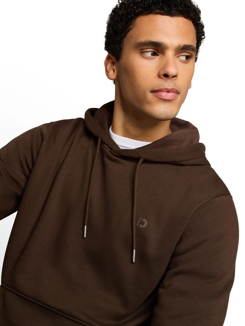 solid hoody, cool dark brown