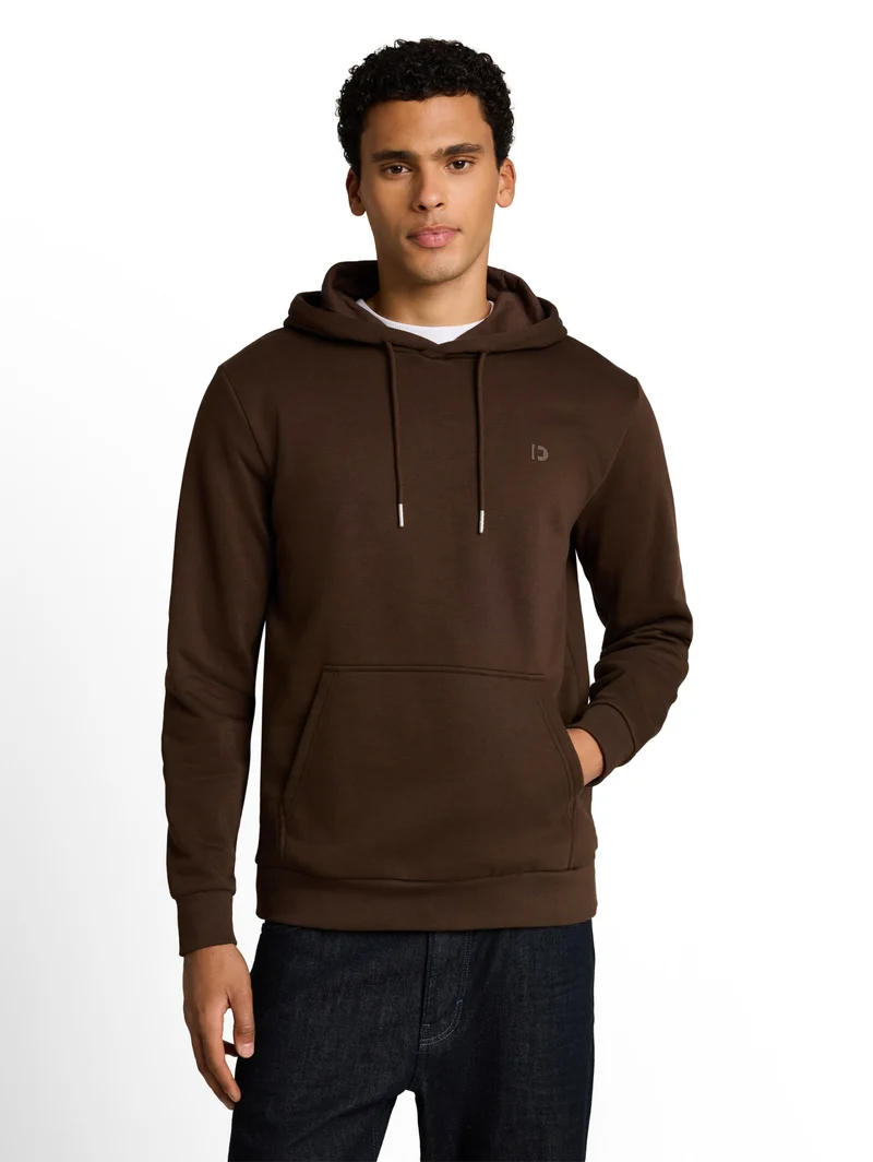solid hoody, cool dark brown
