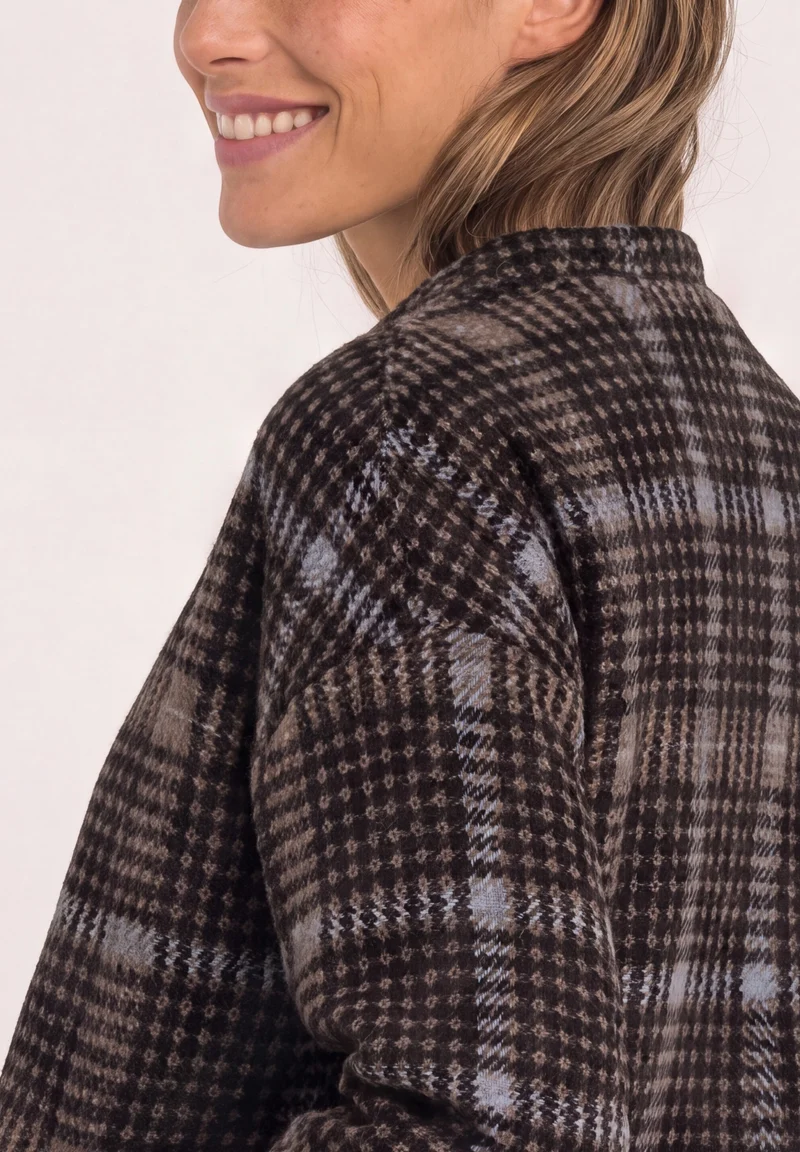 LTD QR printed cord structure, silk brown