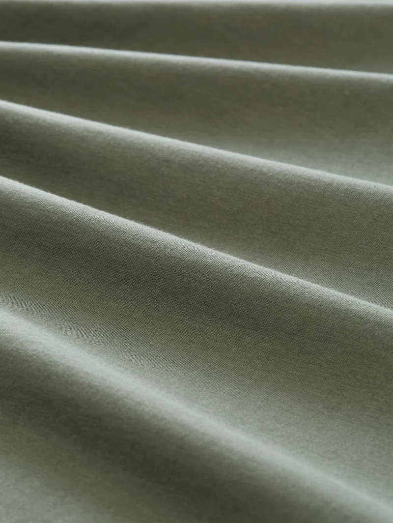 relaxed applicated print t-shi, urban olive green