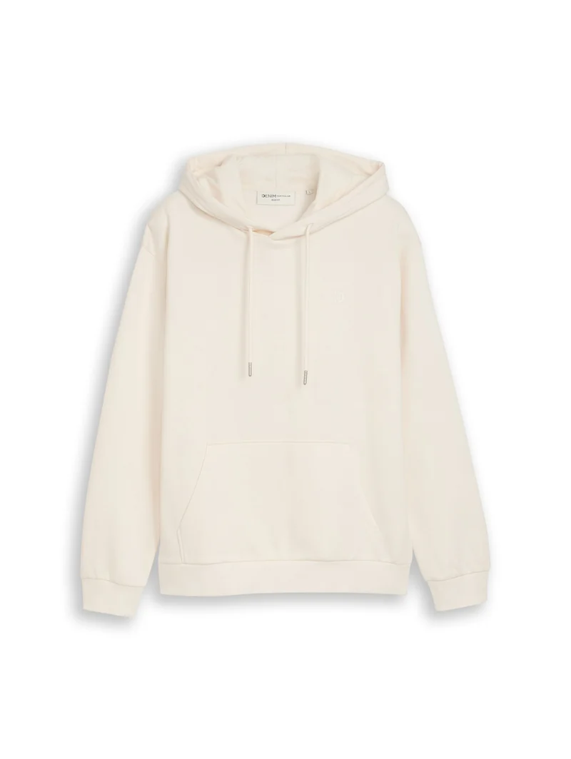 solid hoody, Gardenia White