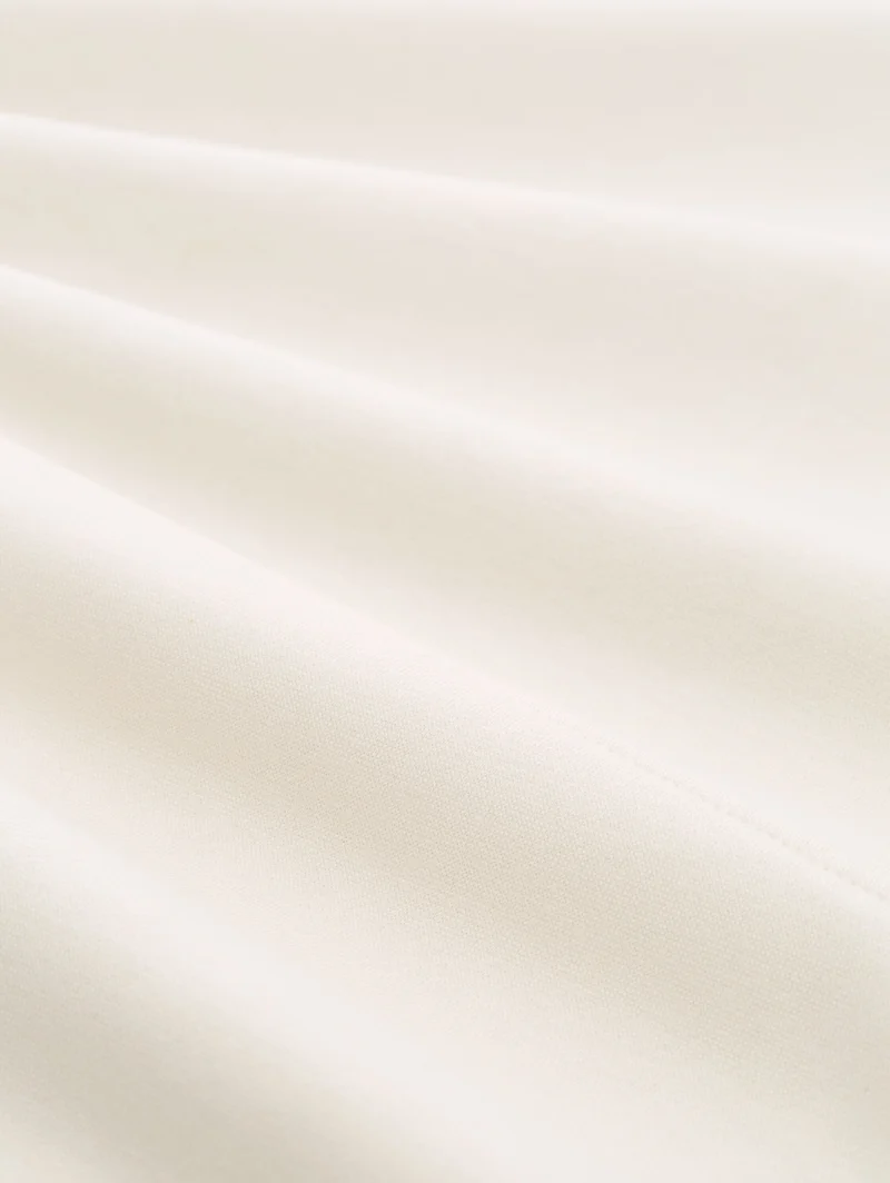solid hoody, Gardenia White